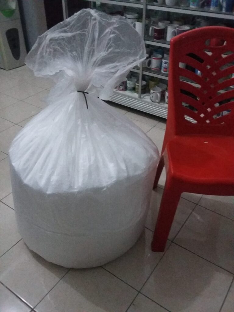 Pabrik Butiran Gabus Cibinong Bogor, Toko Jual Styrofoam butir isi beanbag.